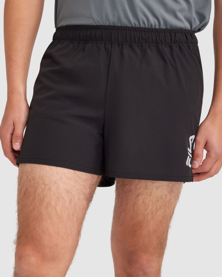 Caleb Run Short Hombre Fila Outlet Negro