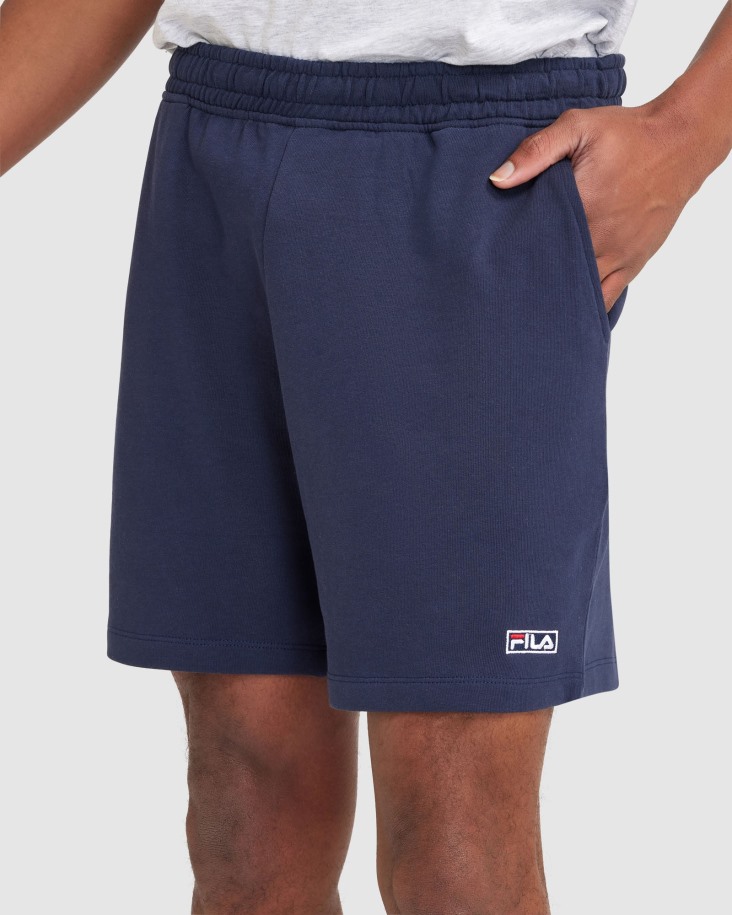 New Navy Fila Outlets Hombre Cian Short