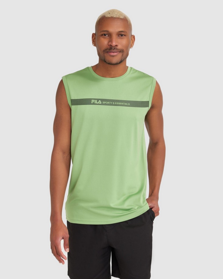 Fila Outlets Basil Hombre Caleb Qdry Tanque