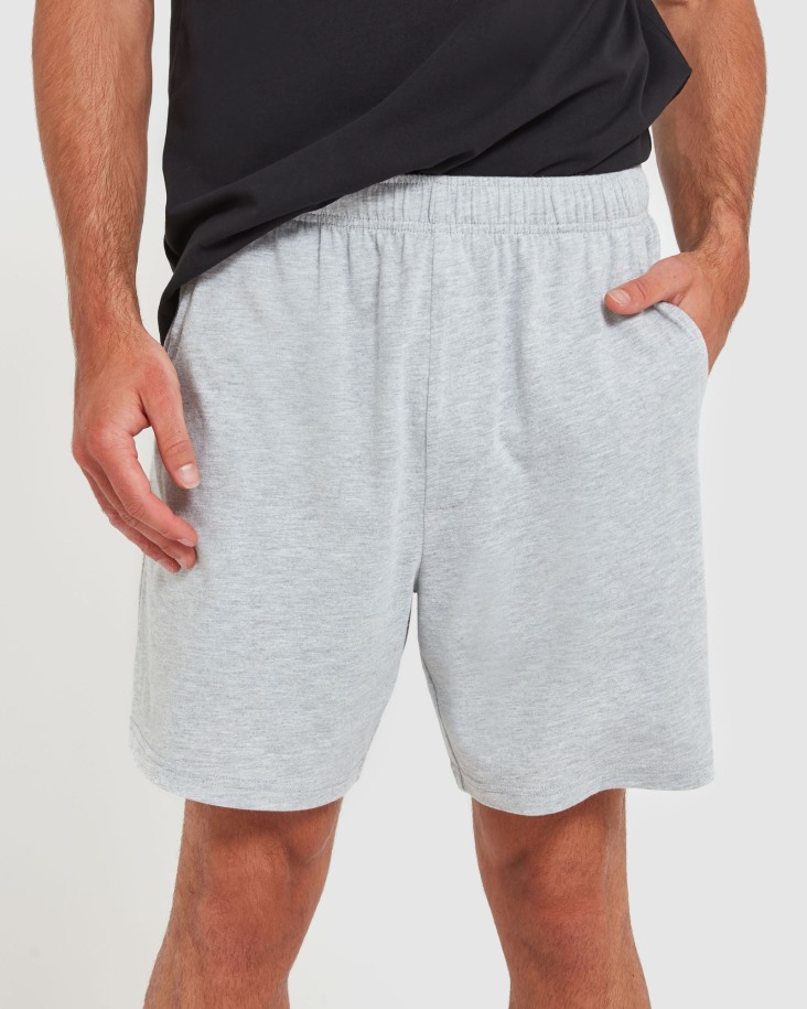 Pantalones Cortos De Jersey Clásicos De Hombre Fila Outlets Silver Marle