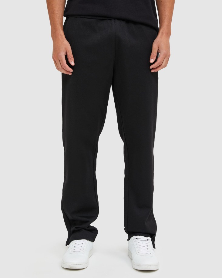 Pantalon Clasico Hombre Negro Fila Outlet