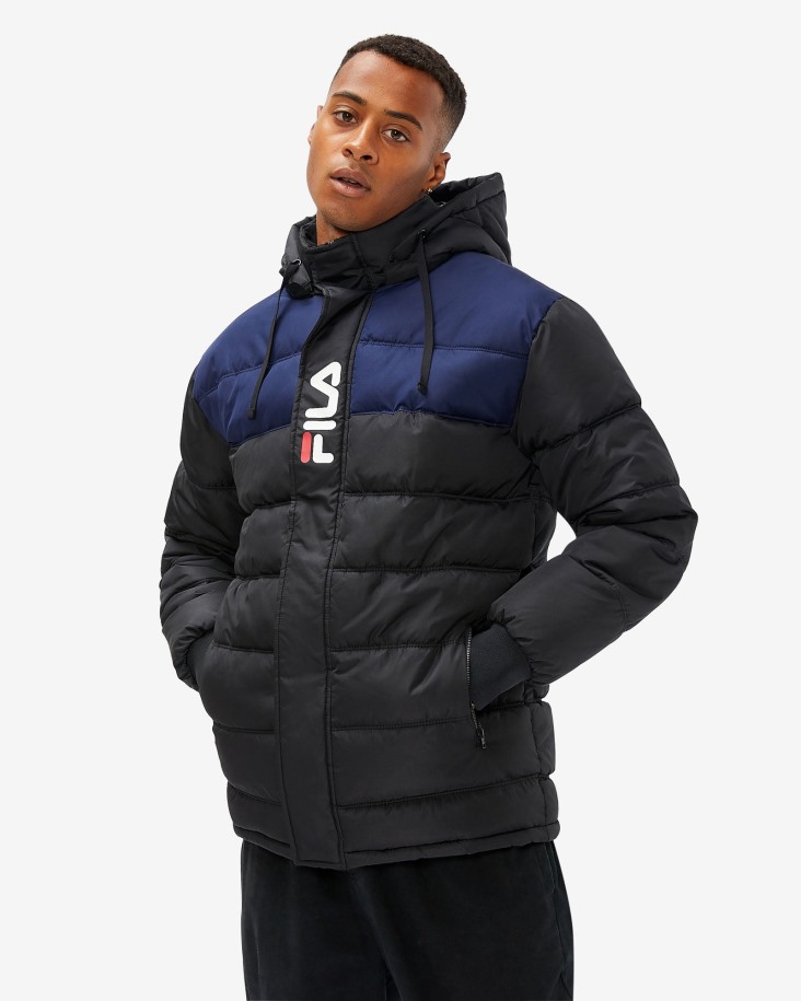Chaqueta Acolchada Castilo Hombre Fila Outlets Negra