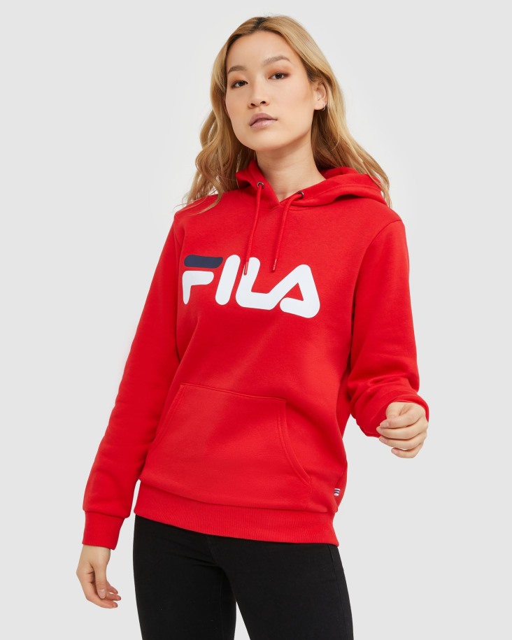 Fila Outlets Rojo Clásico Unisex Capucha