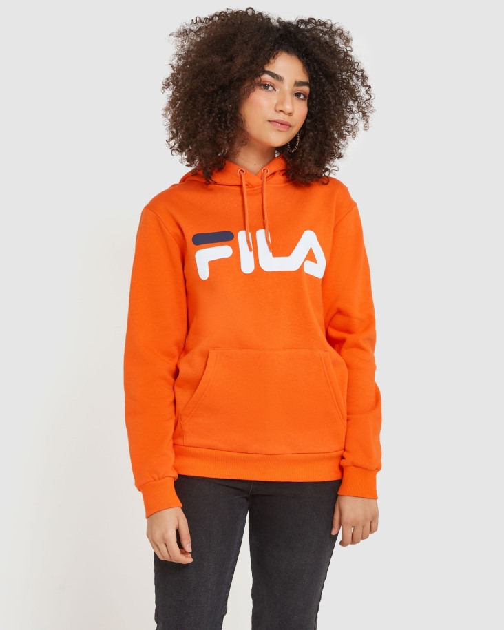 Capucha Clásica Unisex Fila Outlets Rojo Naranja