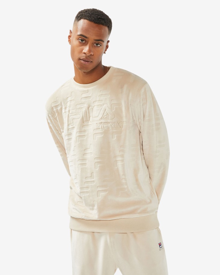 Fila Outlets Unisex Aspen Crew Almendra Cósmica