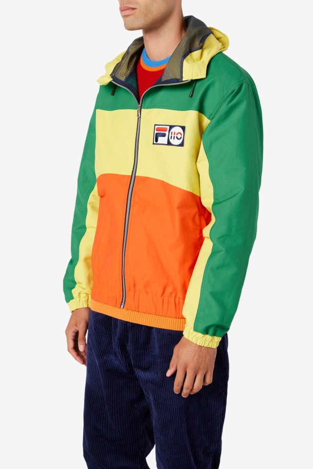 Chaqueta De Esquí Fila Outlets Verde/grito/naranja