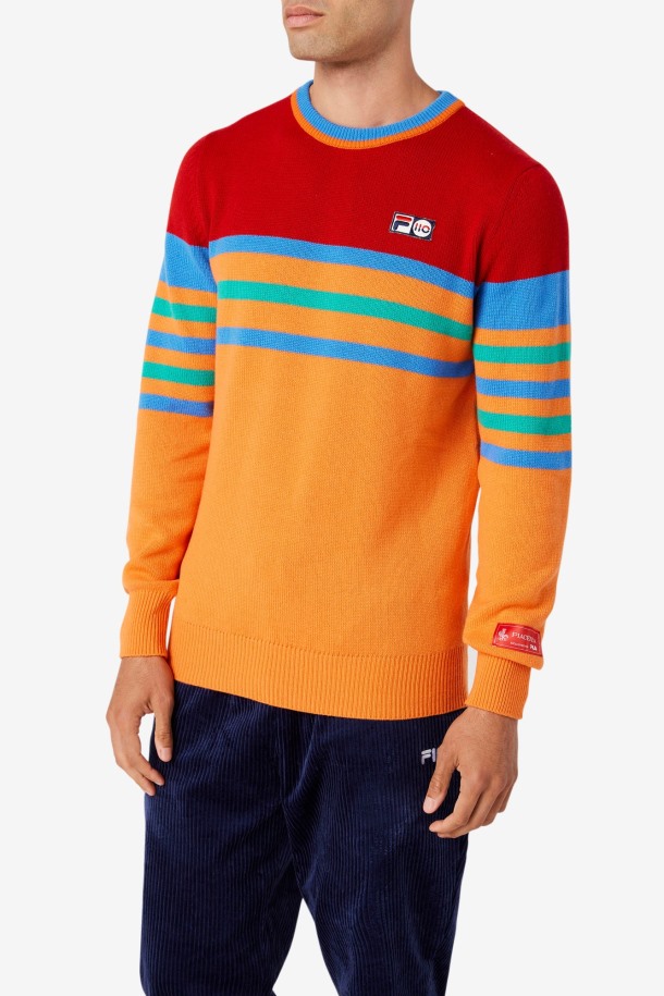Jersey Cashmere Naranja/rojo/verde/azul Fila Outlet