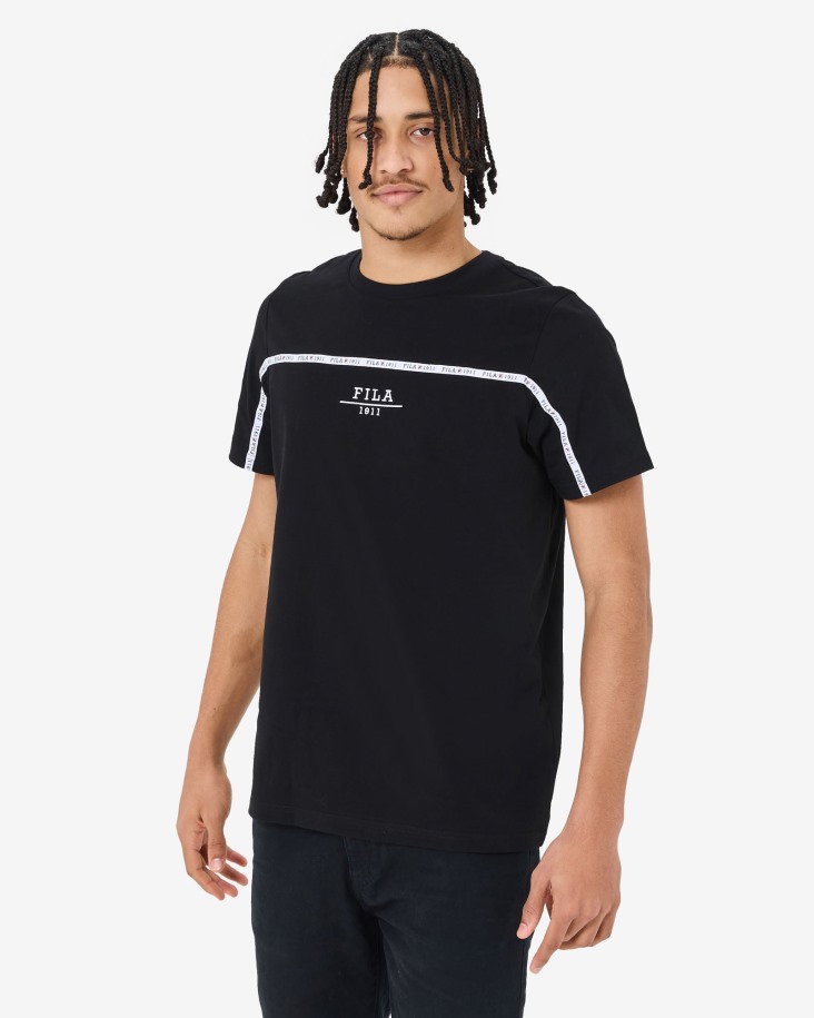 Camiseta Urban Unisex Negra Fila Outlet