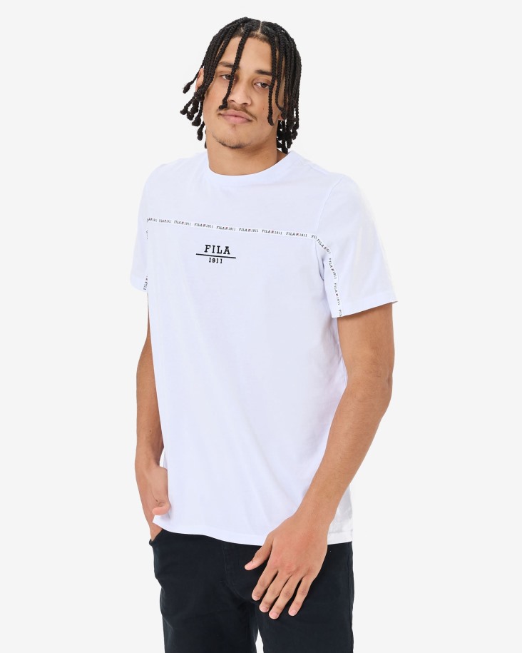 Camiseta Fila Outlet Blanca Unisex Urban