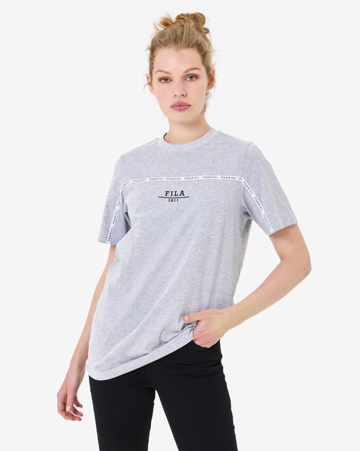 Camiseta Urbana Unisex Gris Marle Fila Outlet