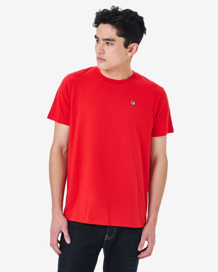 Camiseta Heritage Badge 2.0 Hombre Roja Fila Outlet Online
