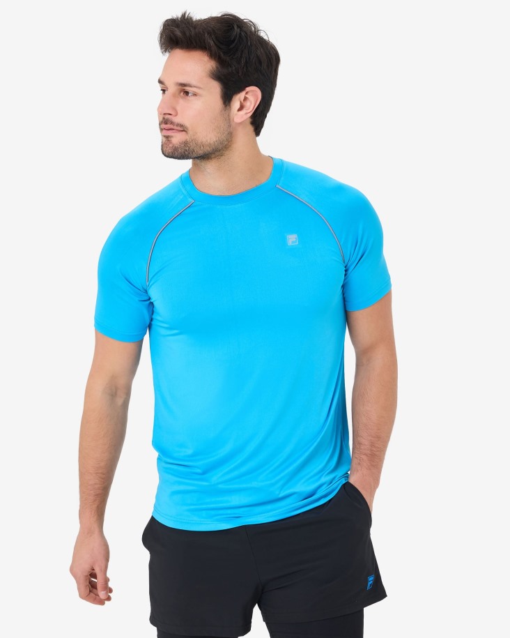 Camiseta Roen Qdry Hombre Aqua Fila Outlet