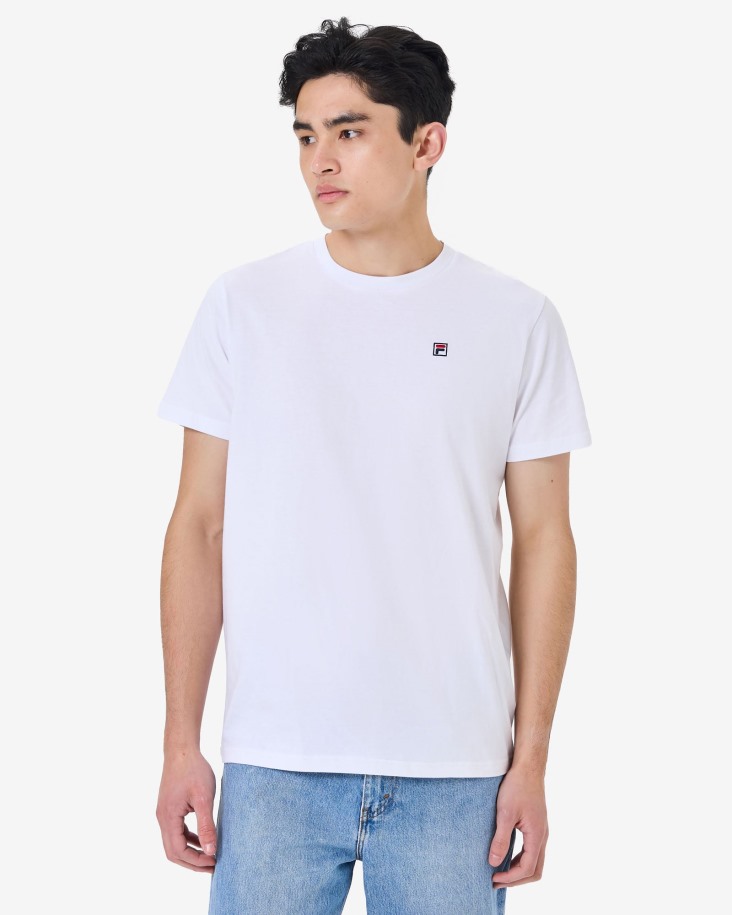 Camiseta Fila Outlets White Heritage Badge 2.0 Hombre