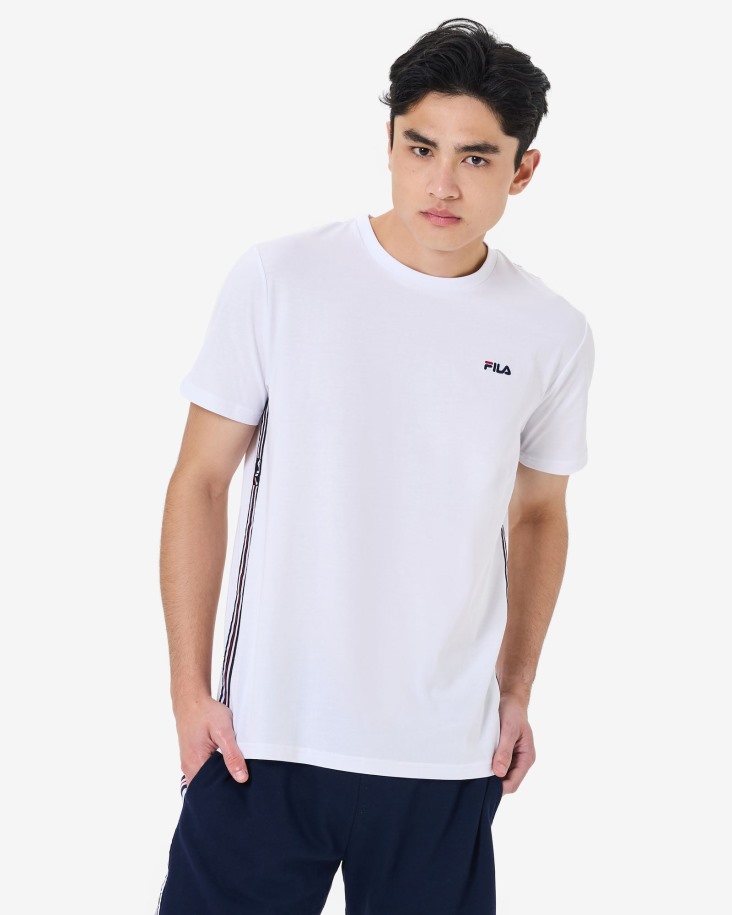 Camiseta Elias Hombre Fila Outlets Blanca