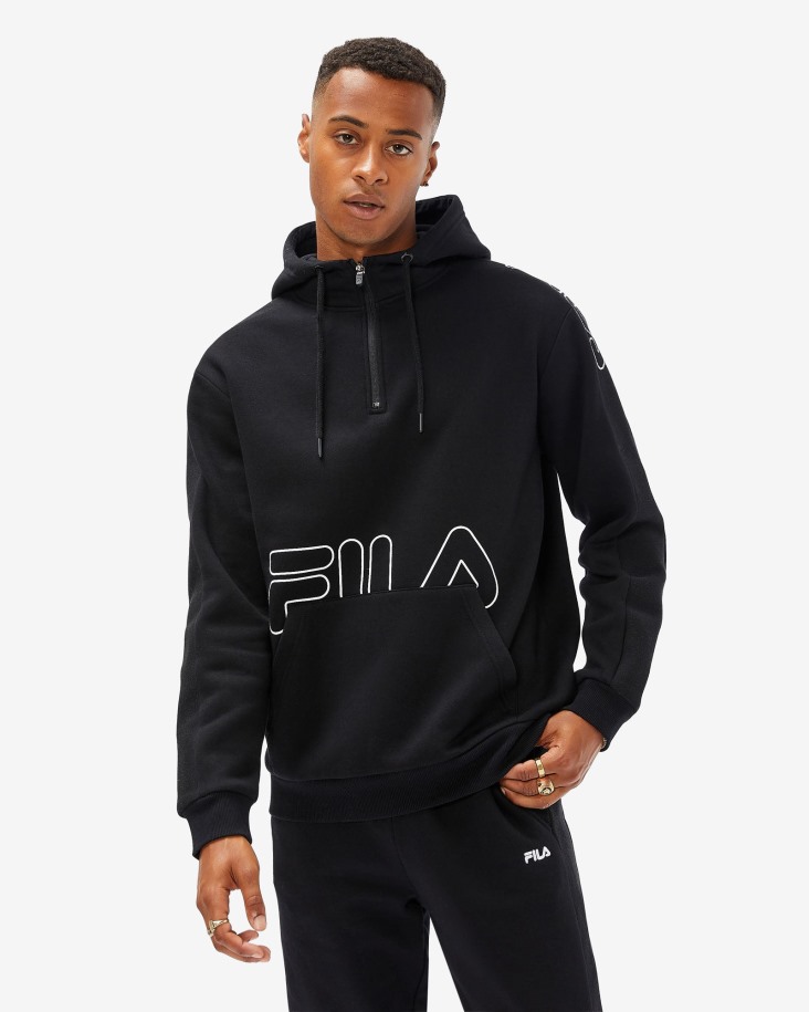 Jay Qtr Zip Hombre Fila Outlets Negro