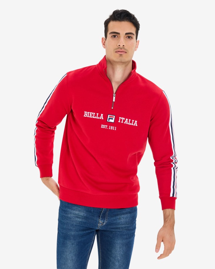 Zapatillas Fila Hombre Aemero Qtr Zip Rojo