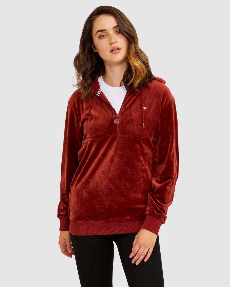 Brick Fila Outlets Unisex Dallas Qtr Zip