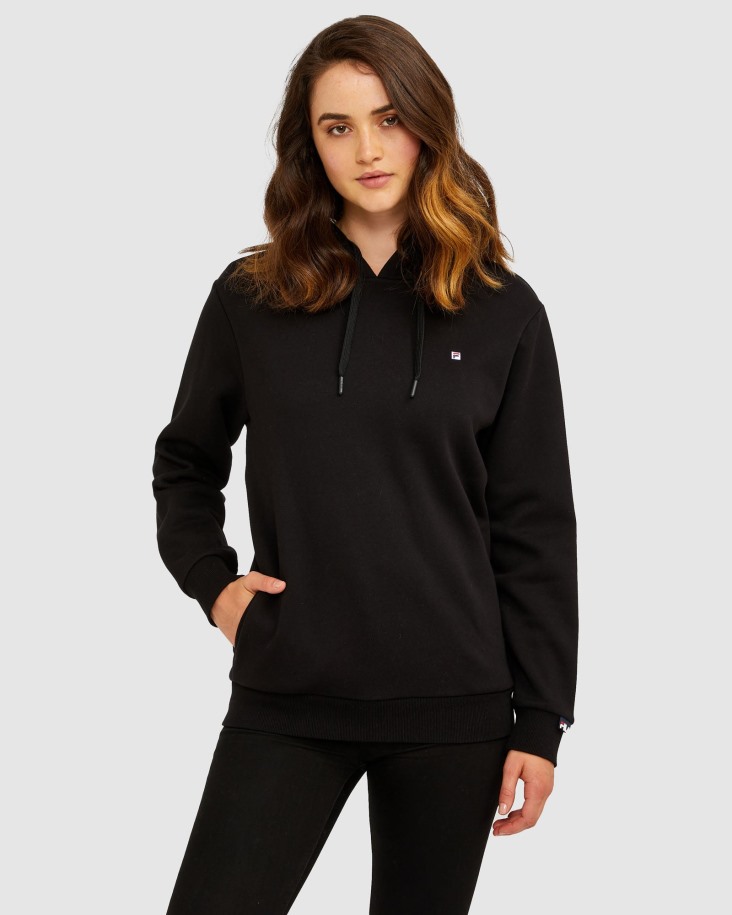 Fila Outlets Negro Unisex Badge 2.0 Capucha