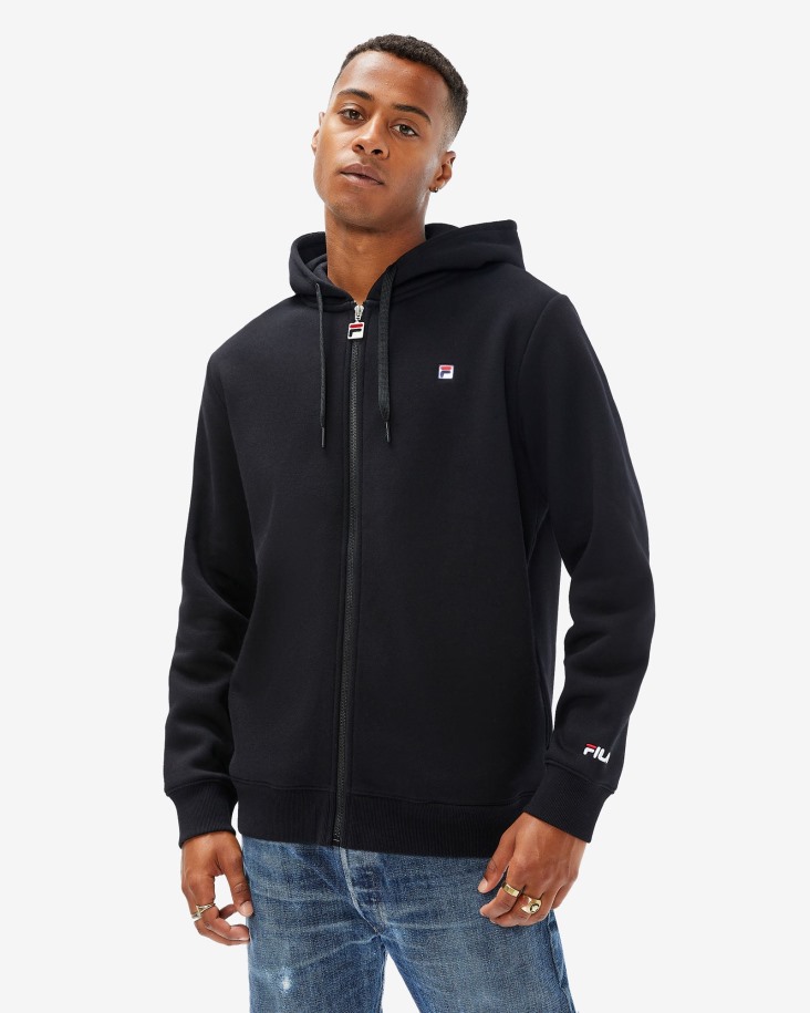Queue Outlets Negro Unisex Badge 2.0 Capota Con Cremallera