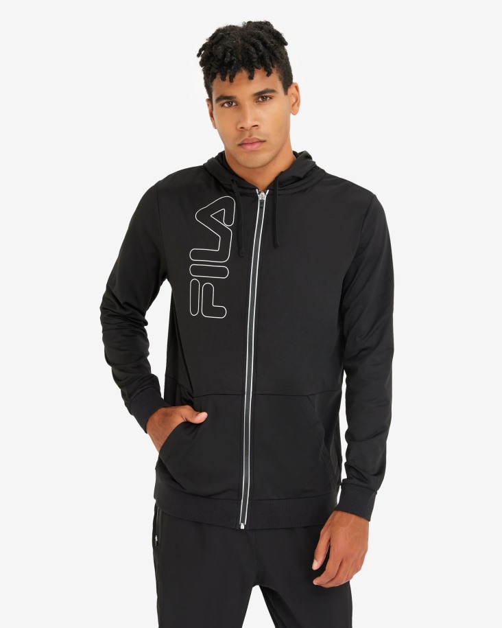 Chaqueta Luca Hombre Negra Fila Outlet