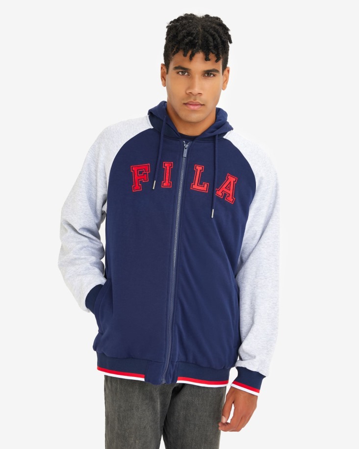 Fila Outlet Luis Chaqueta Hombre New Navy