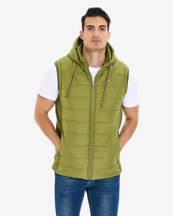 Fila Outlets Oliva Hombre Julio Puff Chaleco