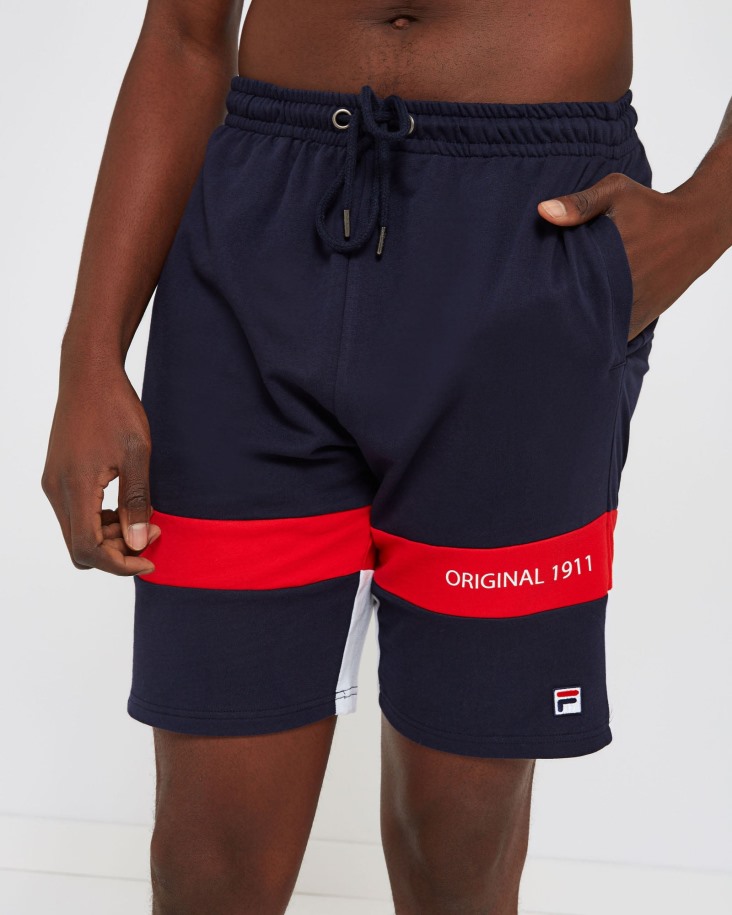 New Navy Fila Outlets Unisex Verona Short