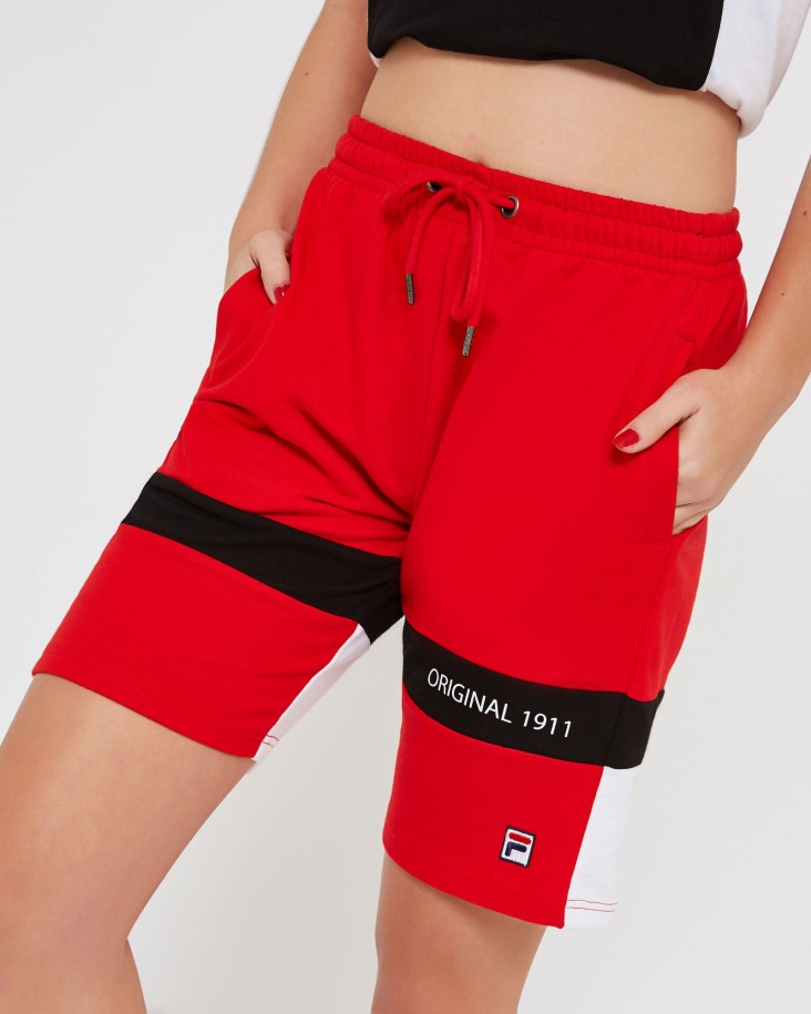 Pantalón Corto Unisex Verona Rojo Fila Outlet