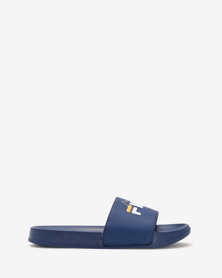 Row Outlets Unisex Row Outlets Seceda Slide Azul Marino/naranja