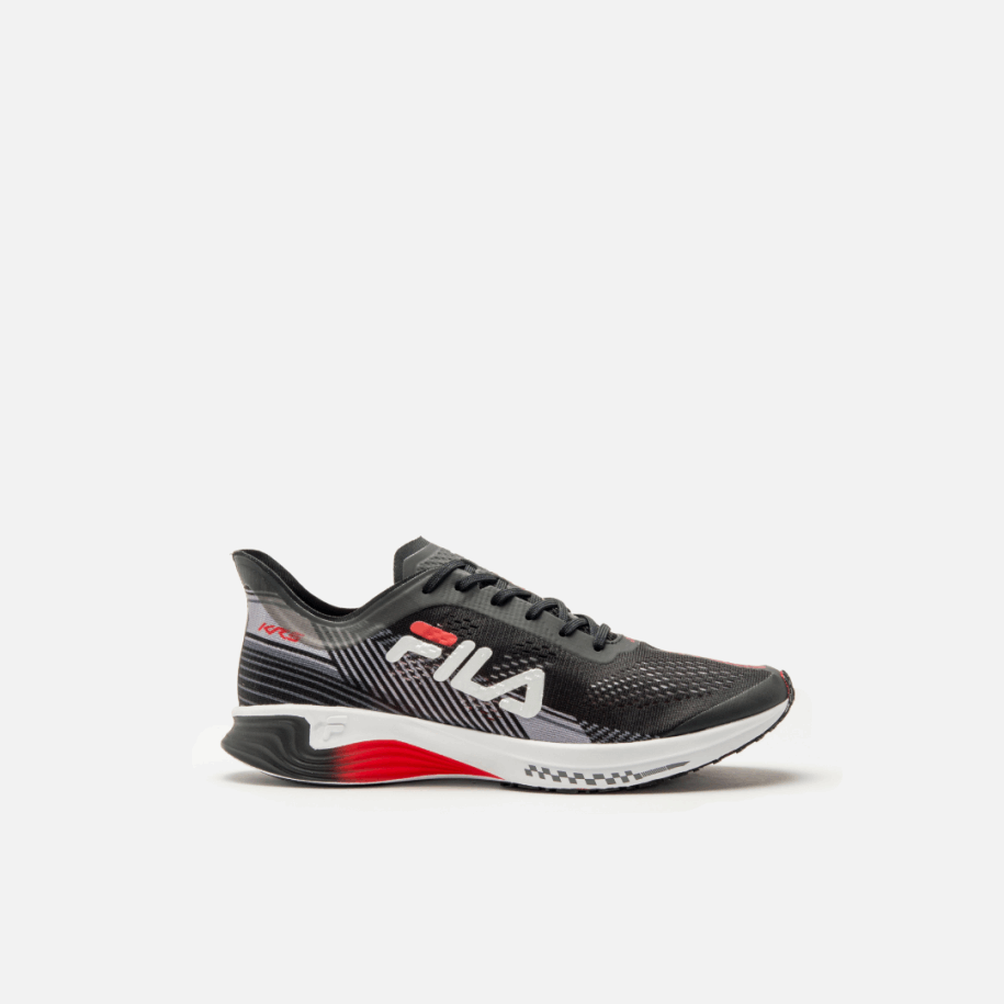 Negro/grafito/rojo Fila Outlets Hombre Fila Outlets Kr5