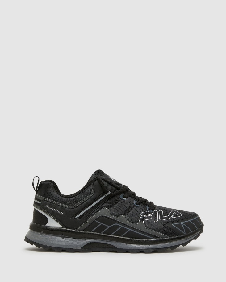 Fila Outlets Hombre Fila Outlets Cagliari Negro/gris/plata