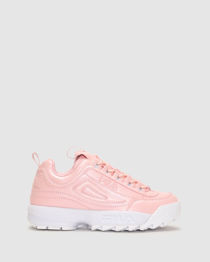 Rosquarz/rosquarz/blanco Fila Outlet Mujer Disruptor Ii Perlado