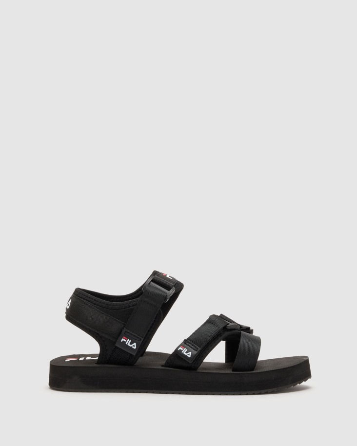 Sandalia Rovereto Mujer Negra/blanca/roja Fila Outlet