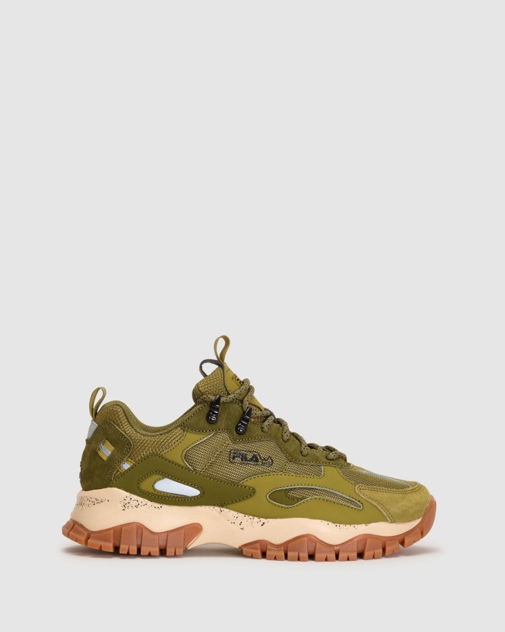 Zapatillas De Mujer Ray Tracer Tr2 Fila Grnmoss/avocado/black