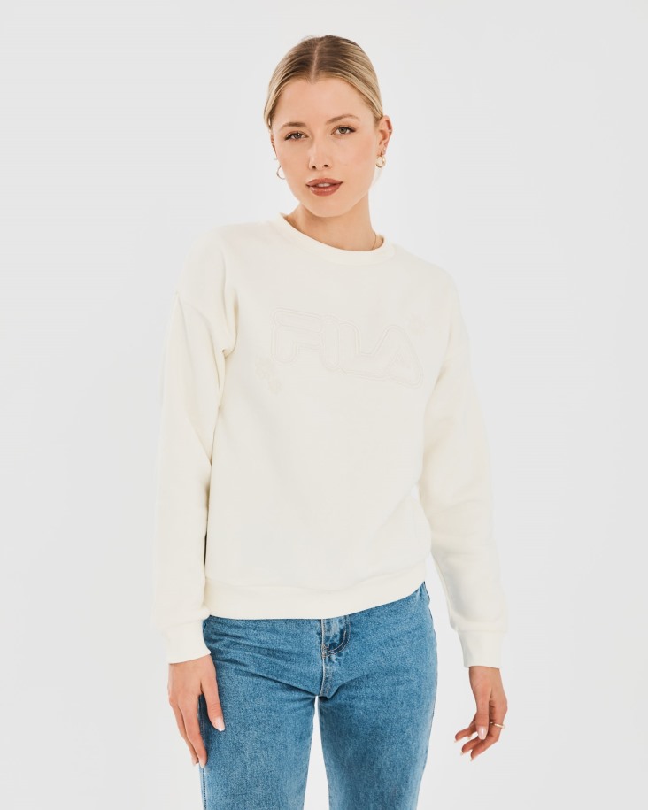 Fila Outlet Mujer Faye Crew Egret