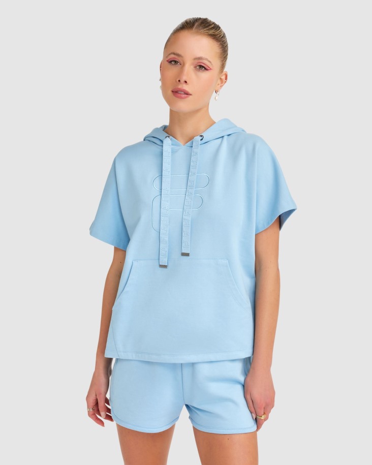 Sudadera Con Capucha Spencer Ss Mujer De Fila Outlet Lago Glaciar