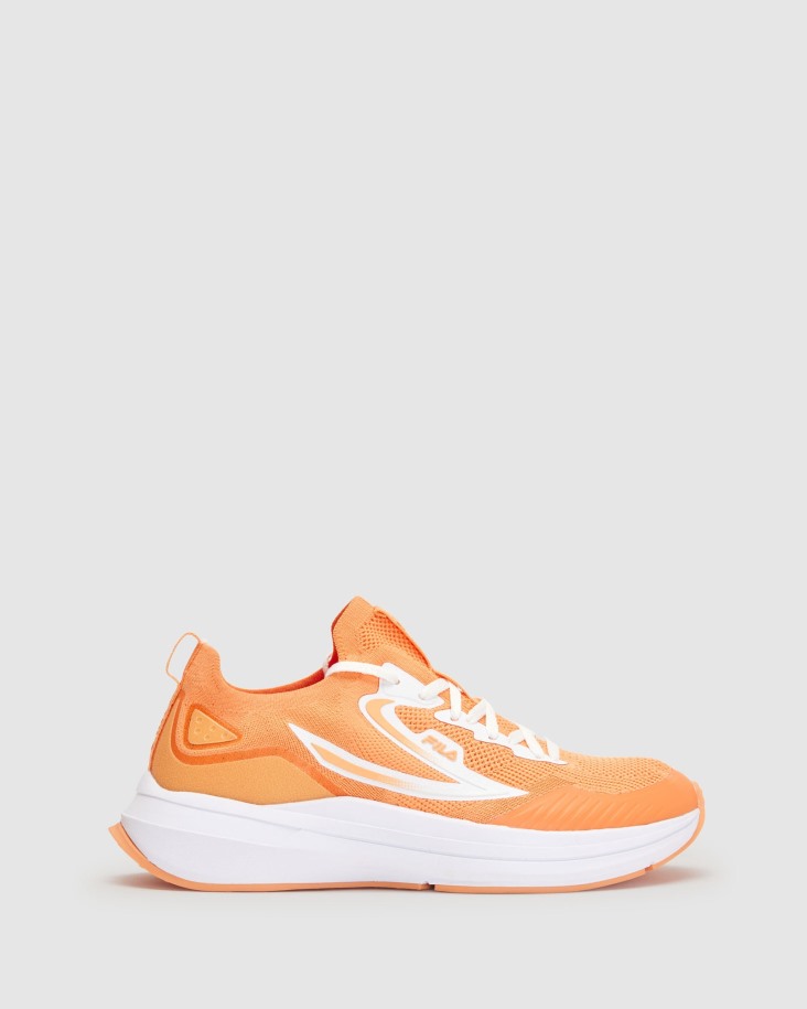 Fila De Entrenamiento Cinético Para Mujer Naranja Chiff/blanco