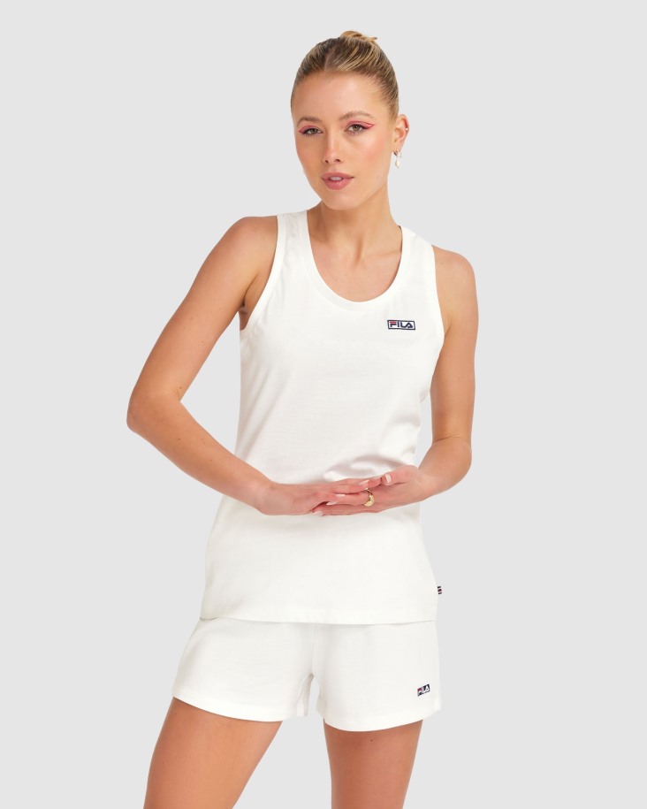 Camiseta Sin Mangas Mujer Imogen Blanca Fila Outlet