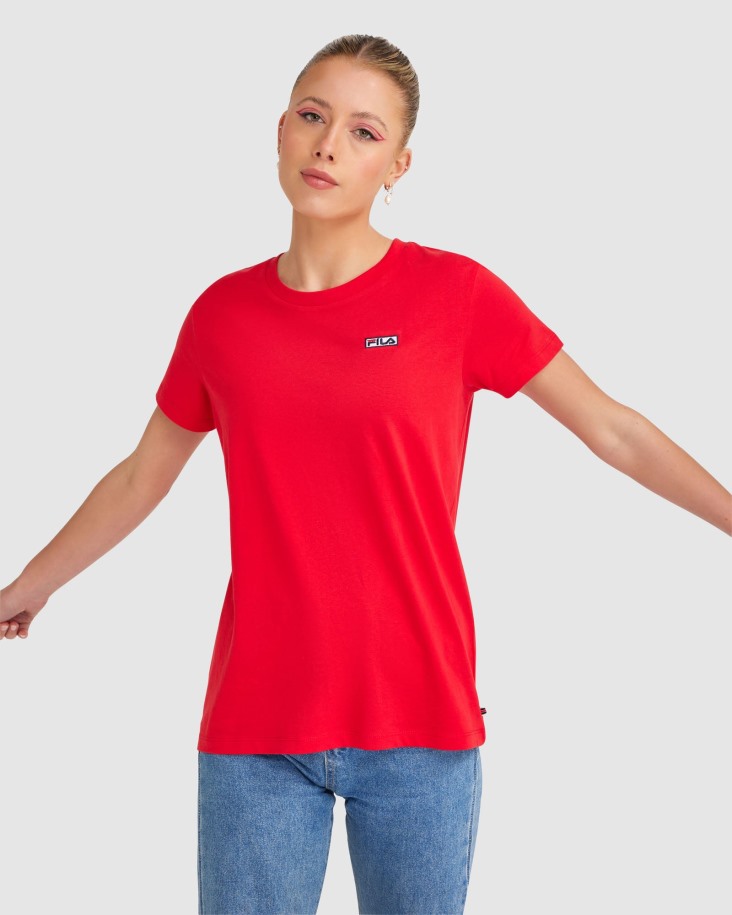 Fila Outlet Mujer Imogen Tee Rojo