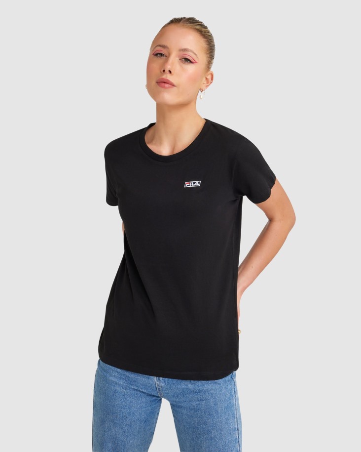 Camiseta Imogen Mujer Fila Outlets Negro