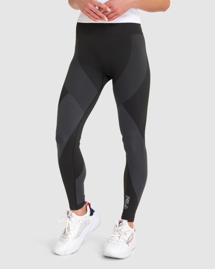 Mallas Davina Mujer Negras Fila Outlet