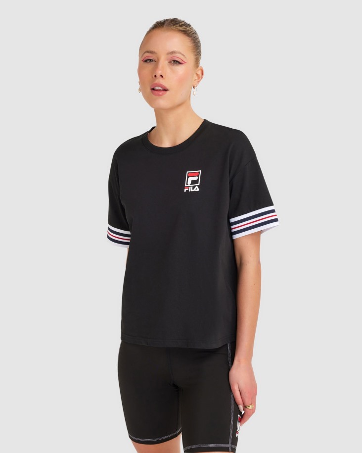 Camiseta Chiara Mujer Negra Fila Outlet