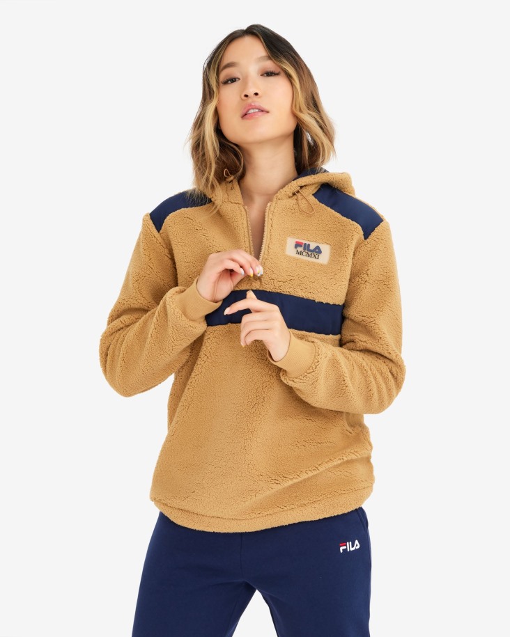 Teddy Mujer Janet Teddy Qtr Zip Fila Outlet
