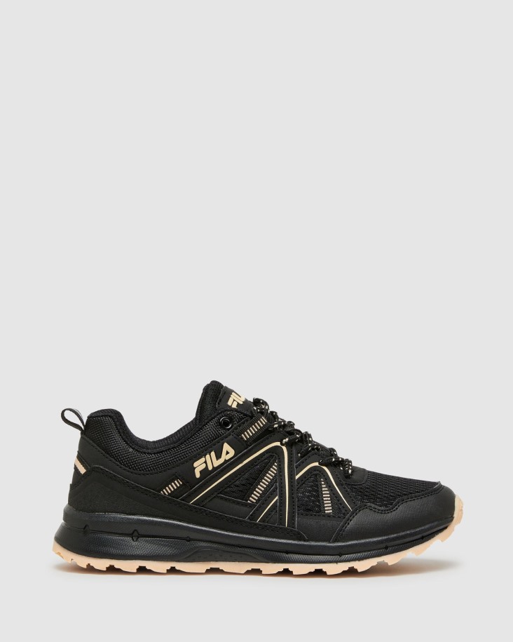 Zapatillas Fila Mujer Andria Negro/melocotón Zapatillas Fila