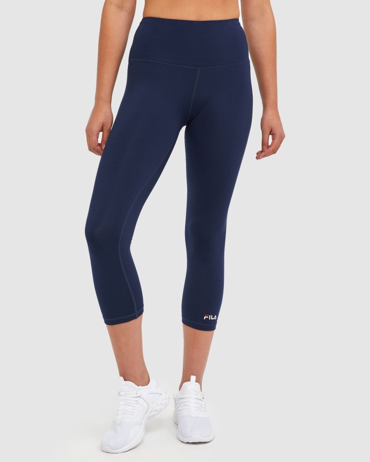 Mallas 3/4 Clásicas Mujer Fila Outlet New Navy