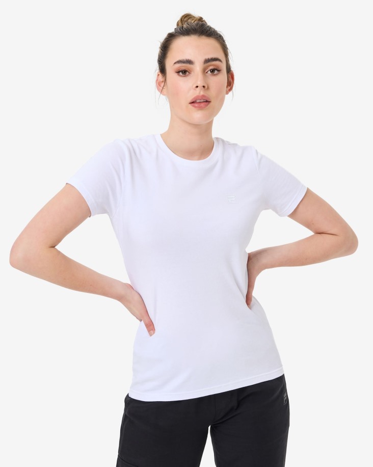 Fila Outlets Yuna Camiseta Blanca