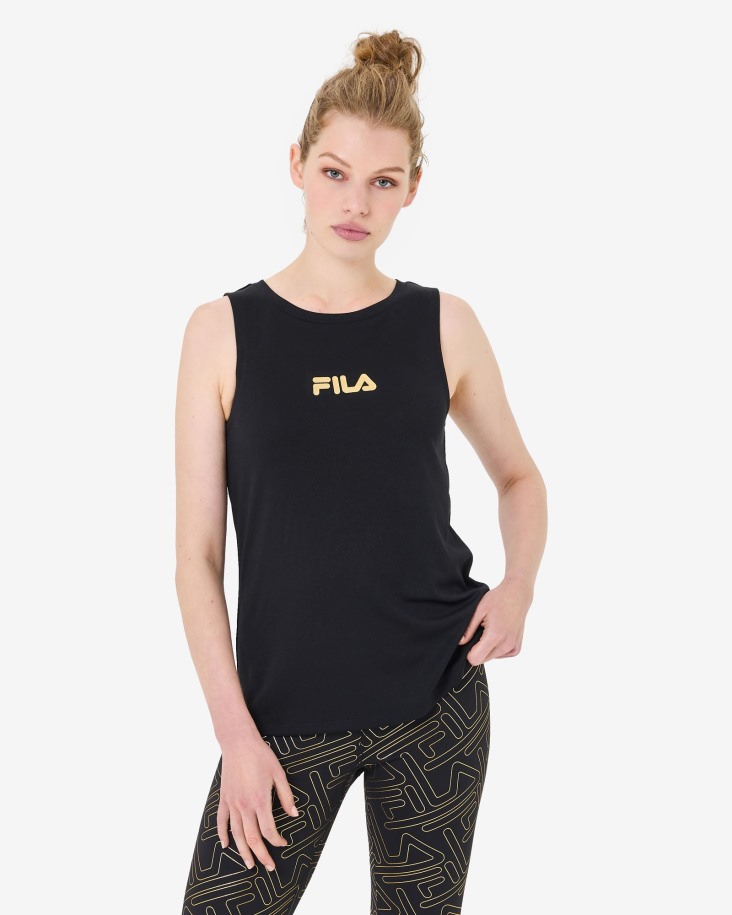 Camiseta Sin Mangas Aria Outlet Fila Negro