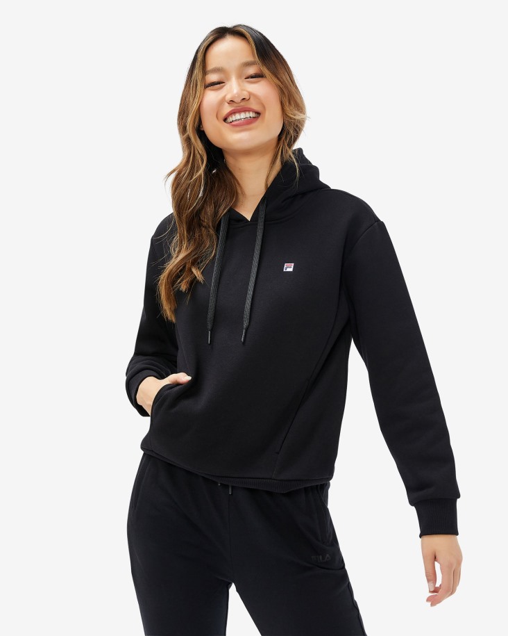 Sudadera Con Logo De Fila Outlet Mujer Negra
