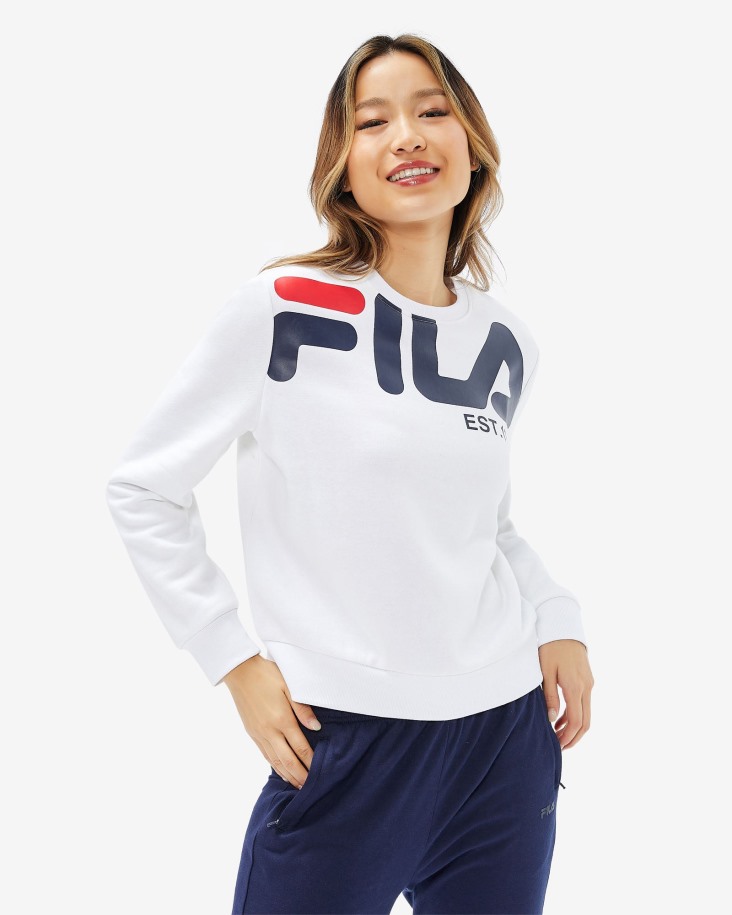 Fila Outlet Blanco Mujer Grazia Crew
