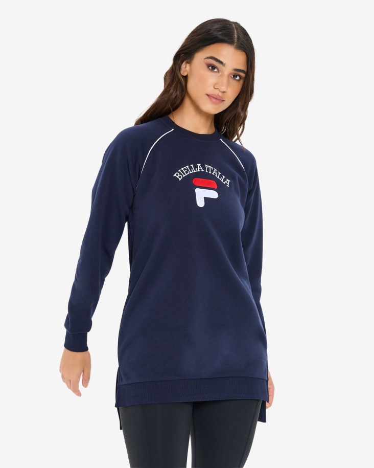 Nueva Túnica Azul Marino Amara De Mujer Fila Outlet